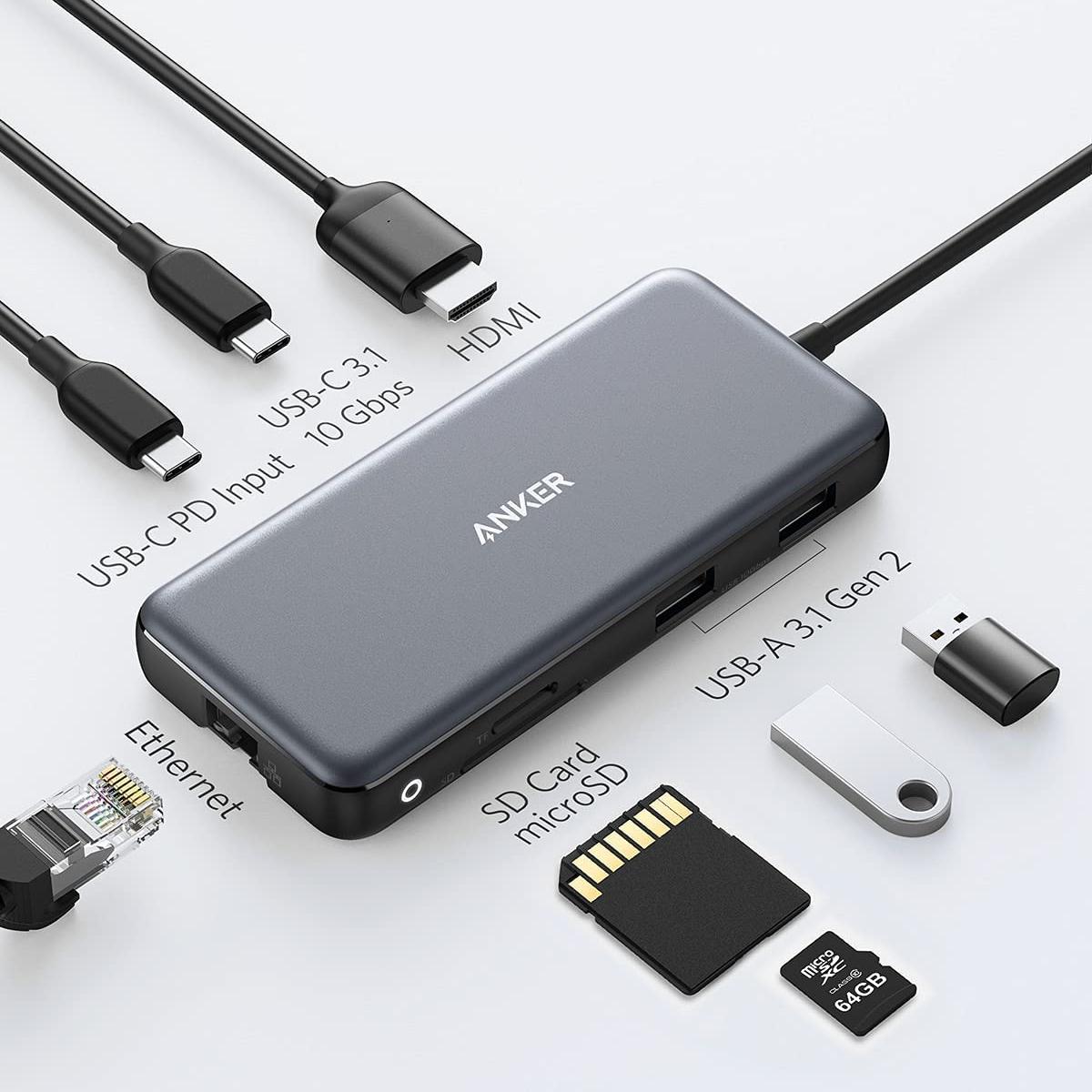 Anker 555 8-in-1 USB-C Hub