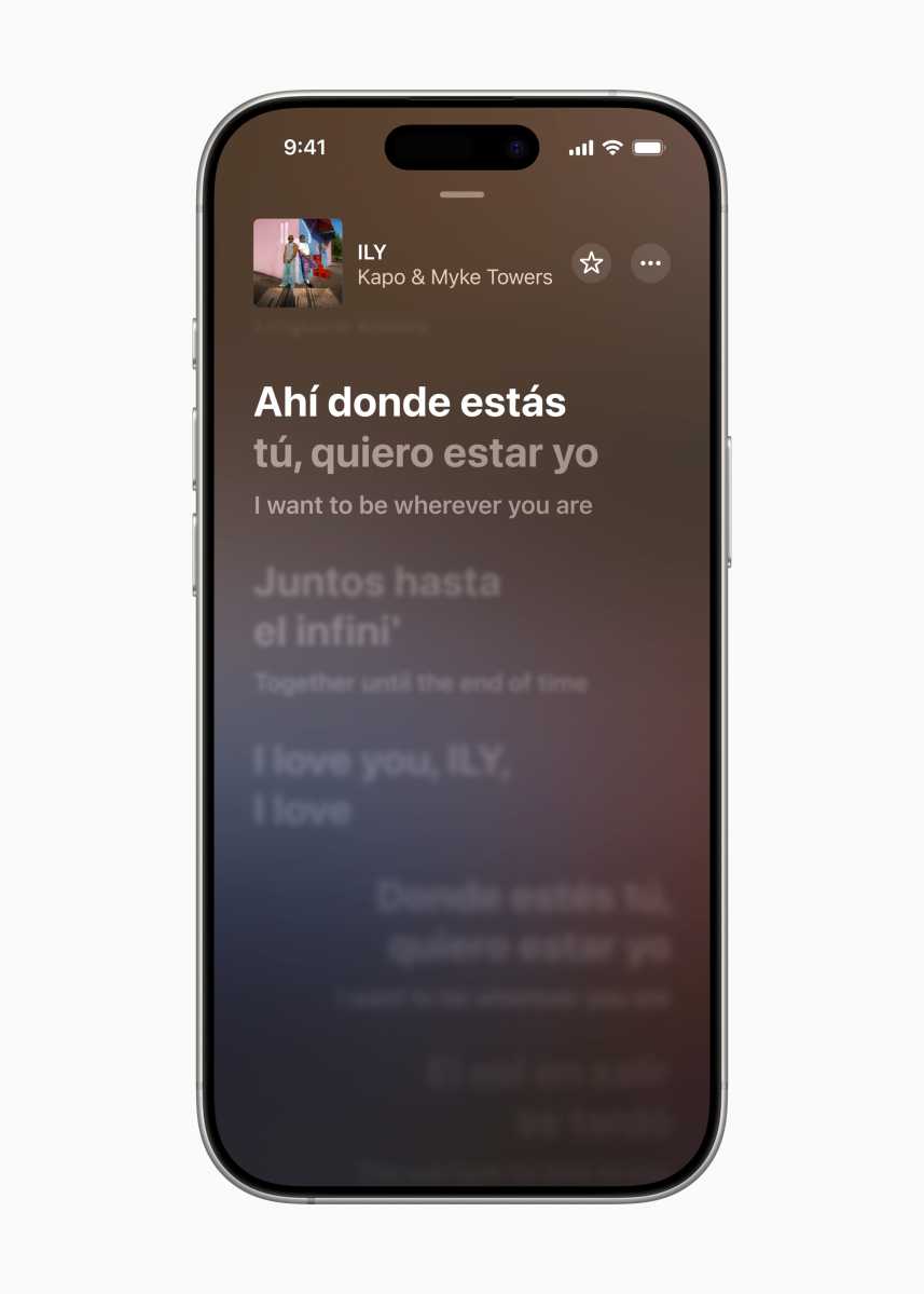 Apple WWDC25 iOS 26 Music Lyric Translation 250609