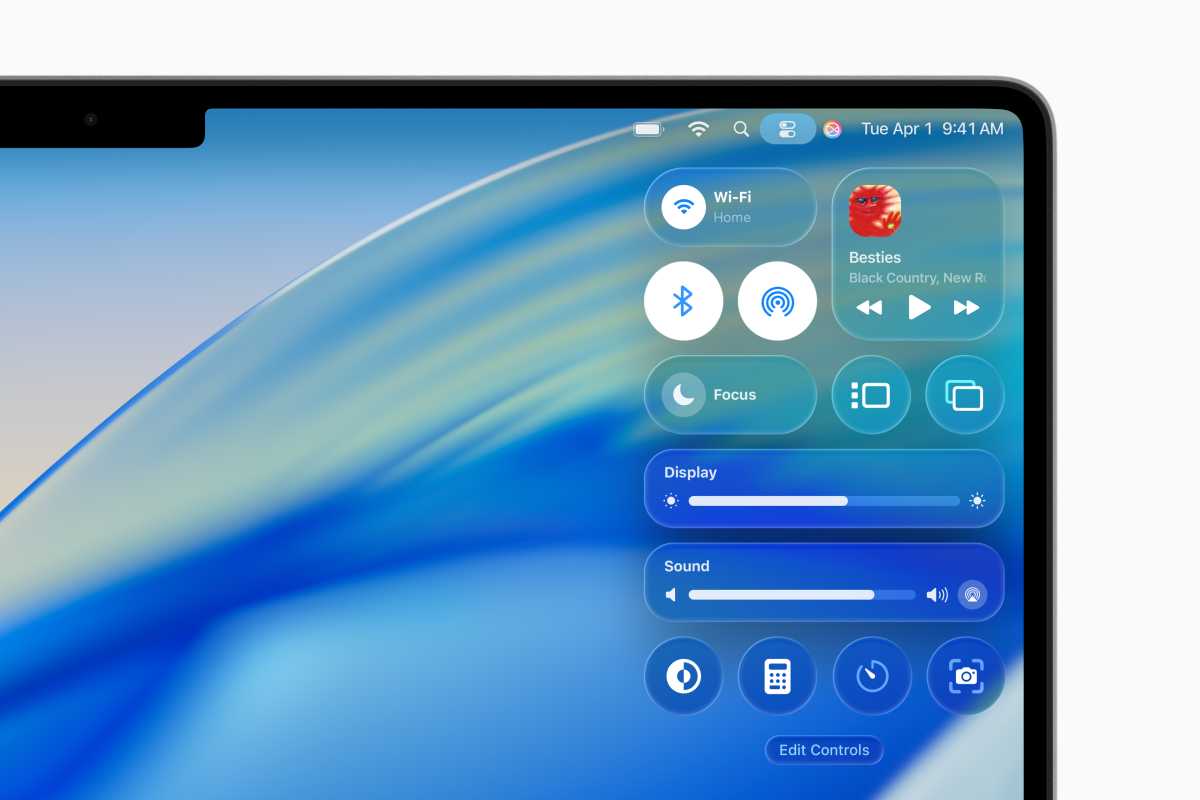 Apple WWDC25 macOS Tahoe 26 Control Center 250609