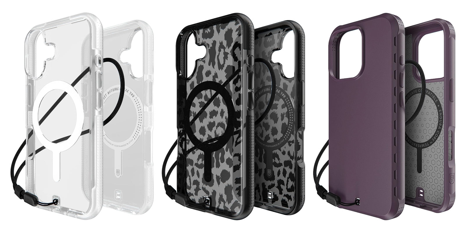 BodyGuardz Paradigm Pro case for iPhone 16 Pro – with removable wrist strap for iPhone 16