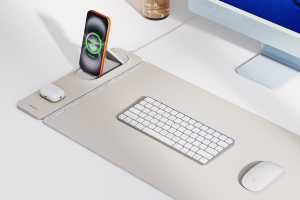 Journey ALTI Lift Review: A smart desk mat with 15W Qi2 wireless charging