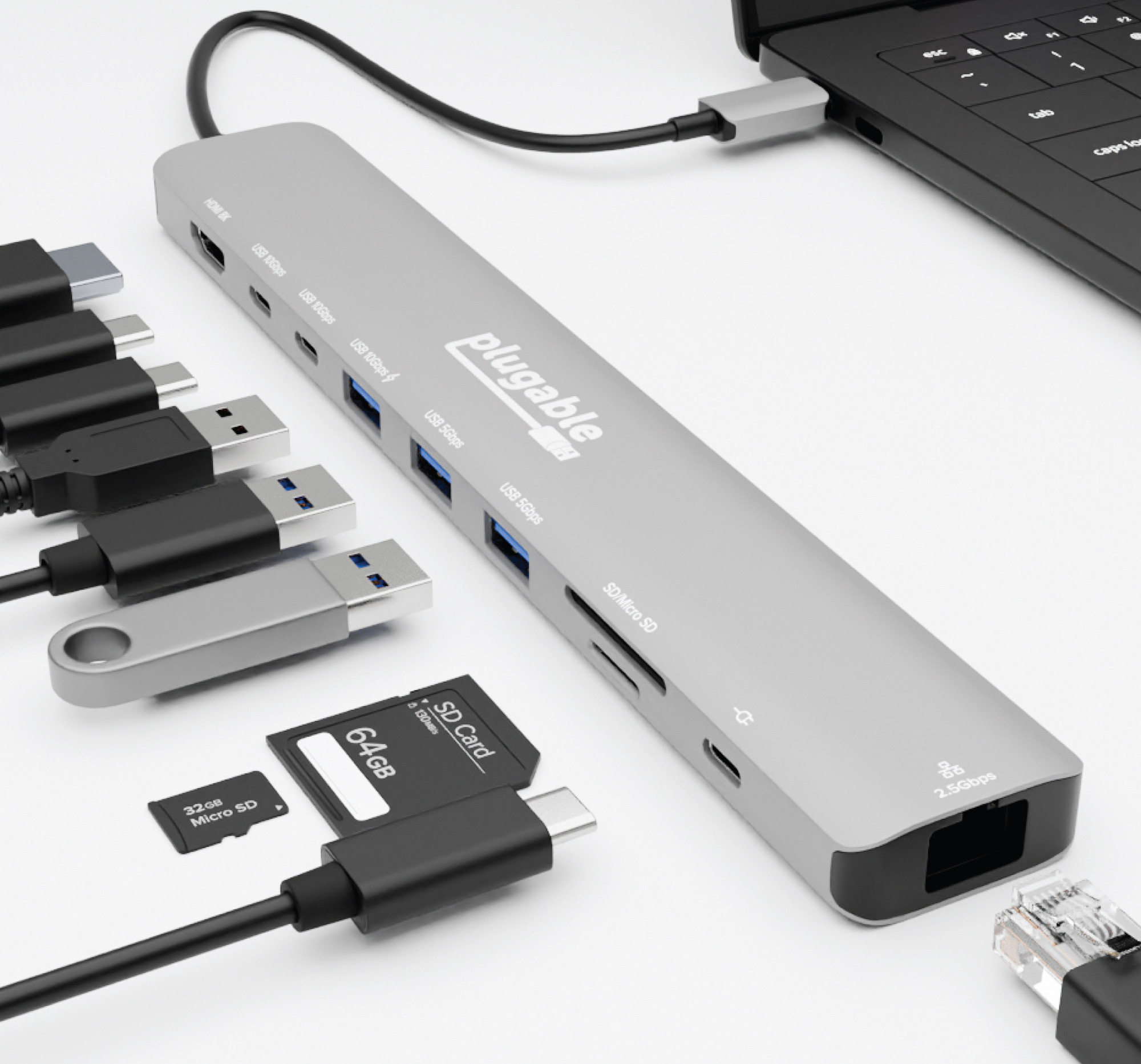 Plugable 10-in-1 USB-C Hub (USBC-10IN1E)