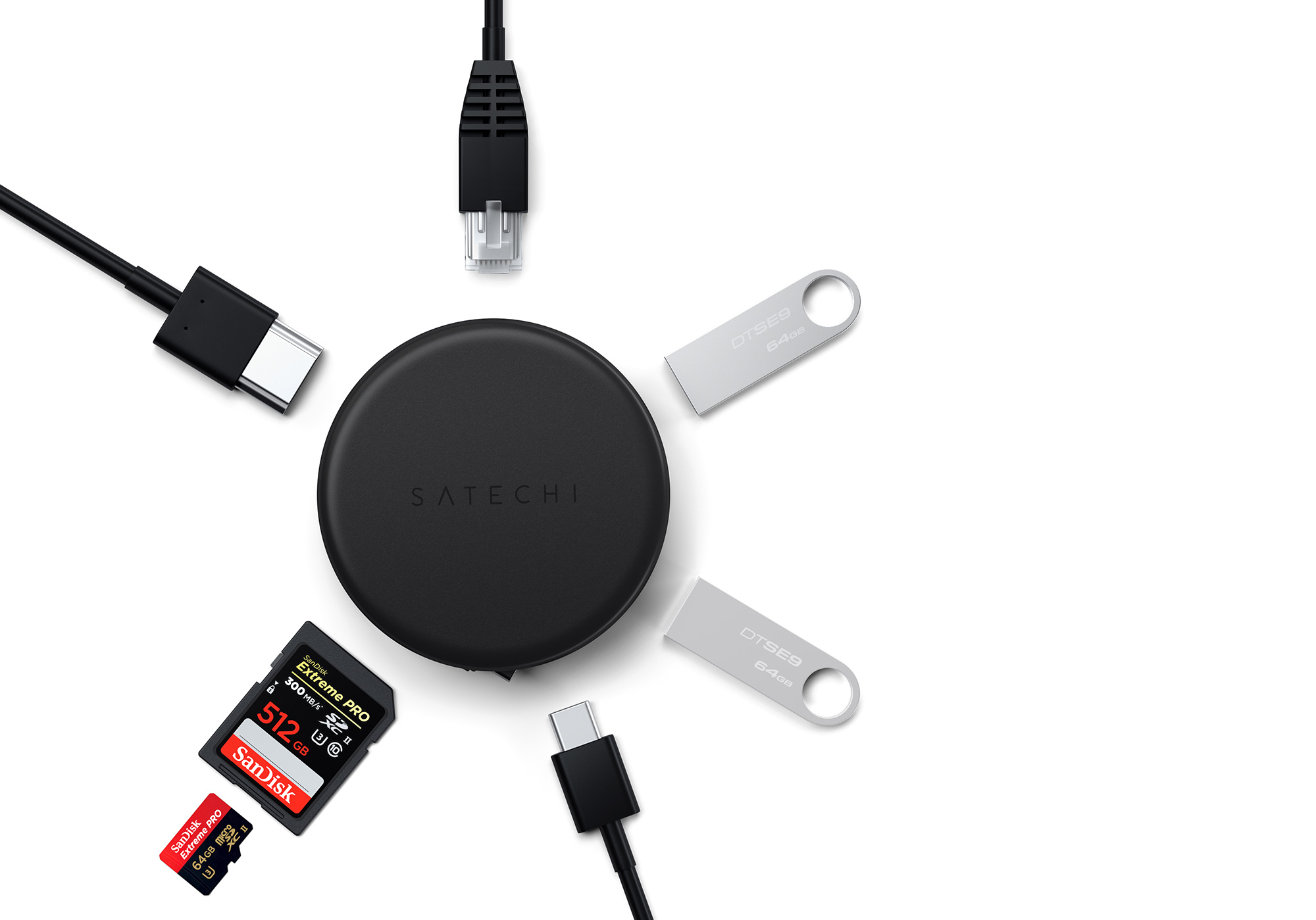 Satechi OntheGo 7-in-1 Multiport Adapter