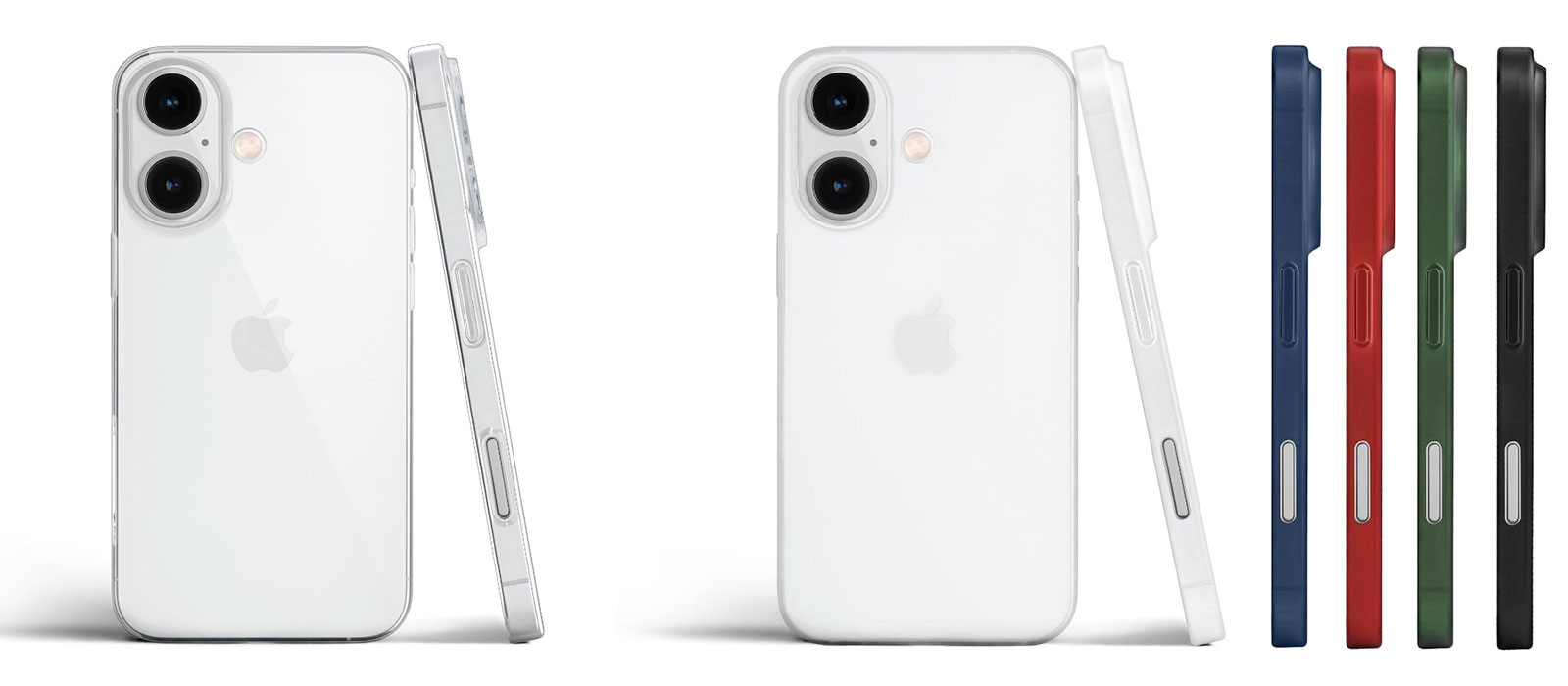 Totallee Super Thin Case for iPhone 16 – Slimmest, lightest hard clear iPhone 16 case